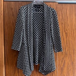 Frank Lyman Design Monochrome Patterned Jacket